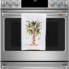 Green Delight Flour Sack Towel on Oven